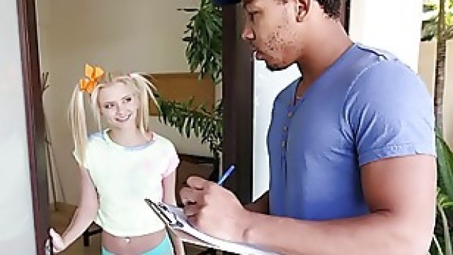 BANGBROS Tiny Blonde Riley Star Almost Gets Split In Half By Ricky Johnson