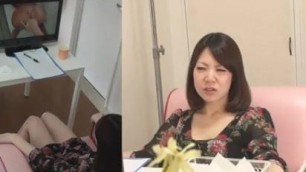 Amateur Japanese gal watch porn and blows