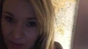 Hot Blonde Girl Streaming Live On Periscope