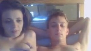 Anna and her boyfriend having sex on webcam
