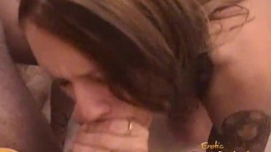 Incredible girlfriend loves giving amazing blowjobs to her h