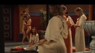 Roman spa with teen lesbian slaves