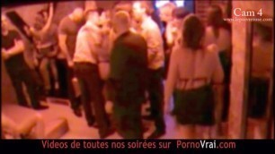 French Hidden cam in a swinger club&excl; part 4