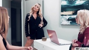 Dominant And Hot Boss Wants Employee's Teen Daughter - Haley Reed&comma; Tasha Reign
