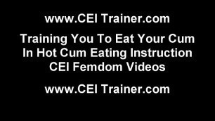 You are a cum hungry pervert CEI
