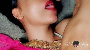 Hot Indian Big Boob Girl Seducing Delivery Guy with Sloppy Tongue Kissing #hot #indian